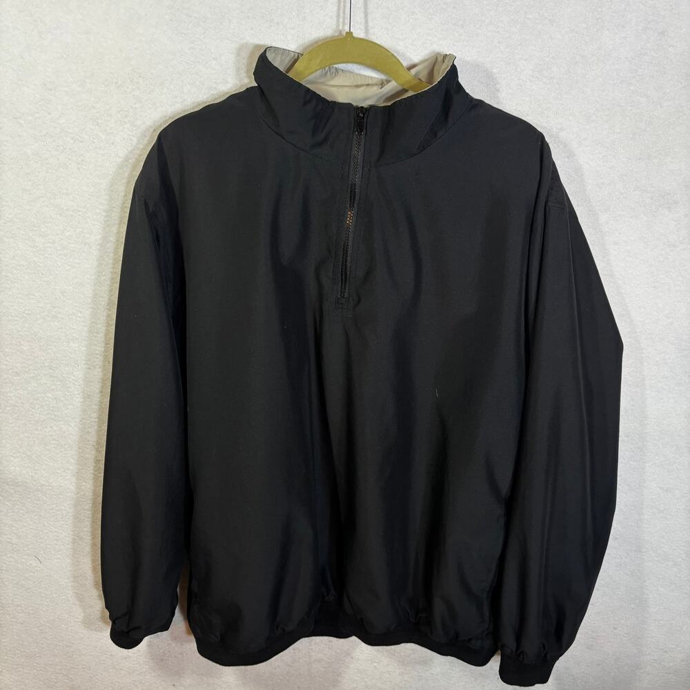 Consensus Golf Pullover 1/4 Zip Men's XL Windbreaker  Black